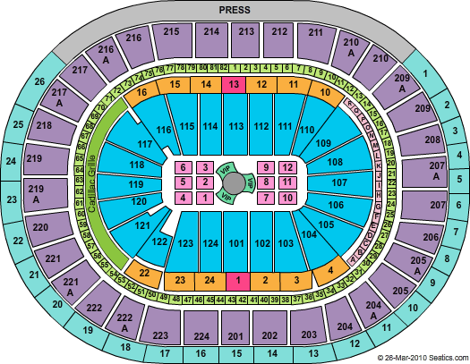 Wells Fargo Center - PA James Taylor Seating Chart
